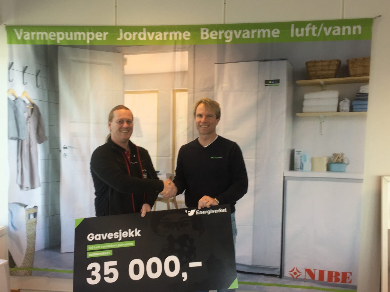 Vant gulvbåren varme for 35.000,-