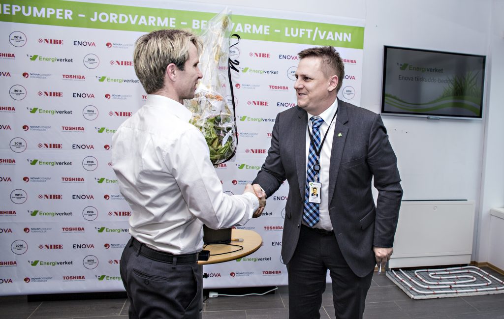 Ordfører i Råde, René Rafshol, hos Energiverket