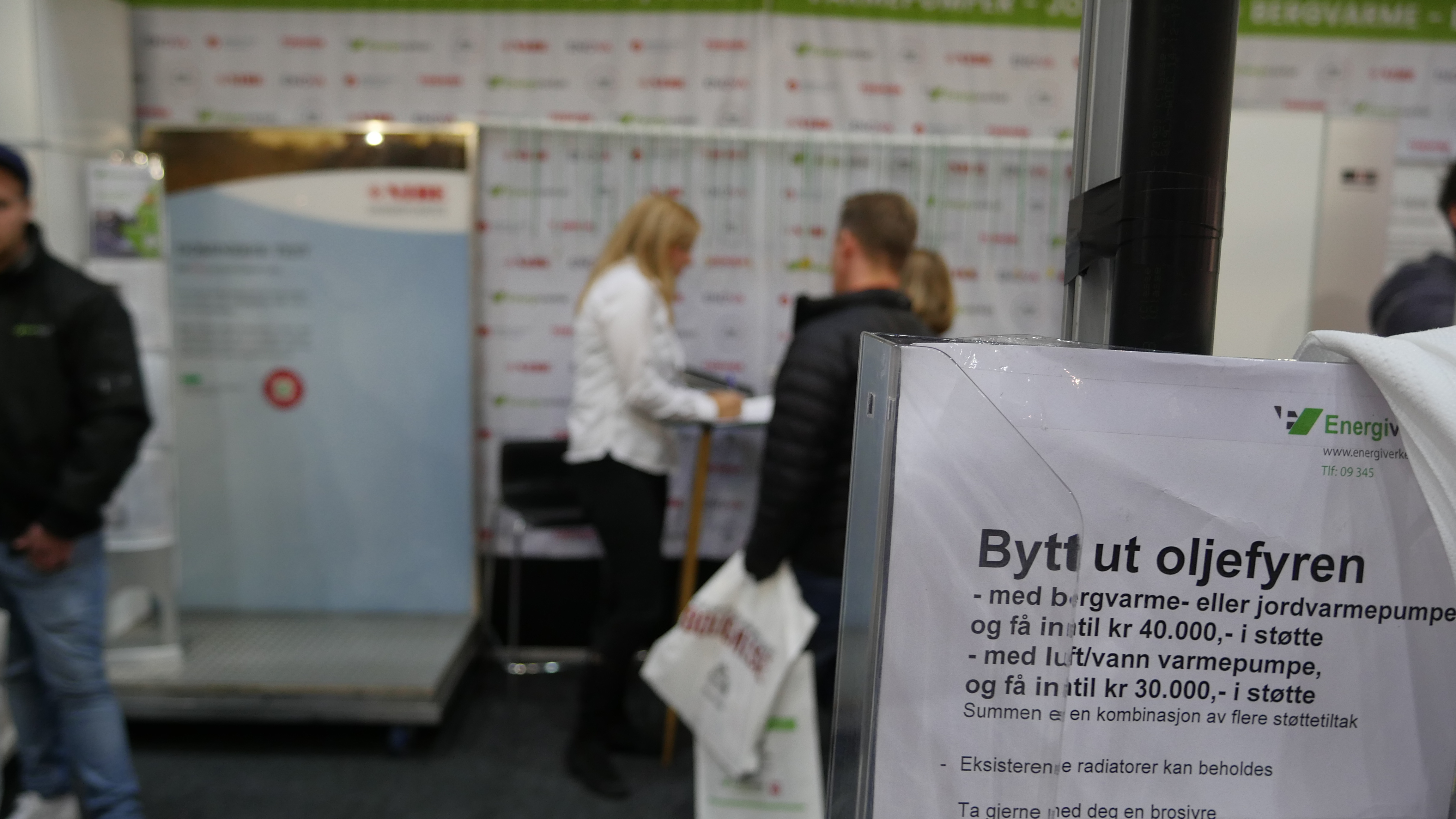 Energiverket var på plass på Boligmessa i Drammen