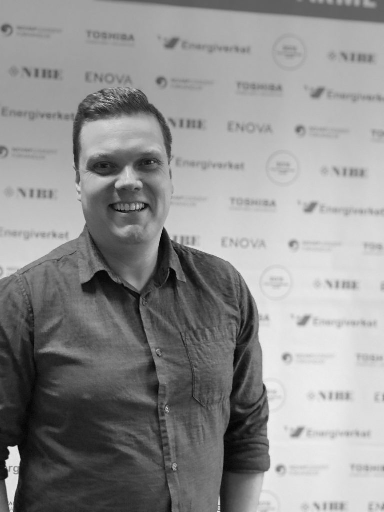Salgssjef Glenn Pettersen på Energiverkets avdeling i Råde