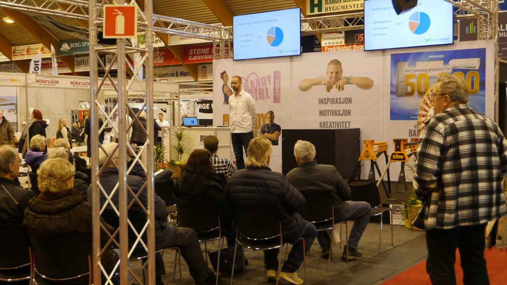 Kjempeinteresse for vannbåren varme på Boligmessa