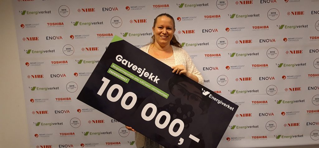 Annfrid Kjelbergsengen vinner av 100 000 kroner fra Energiverket AS