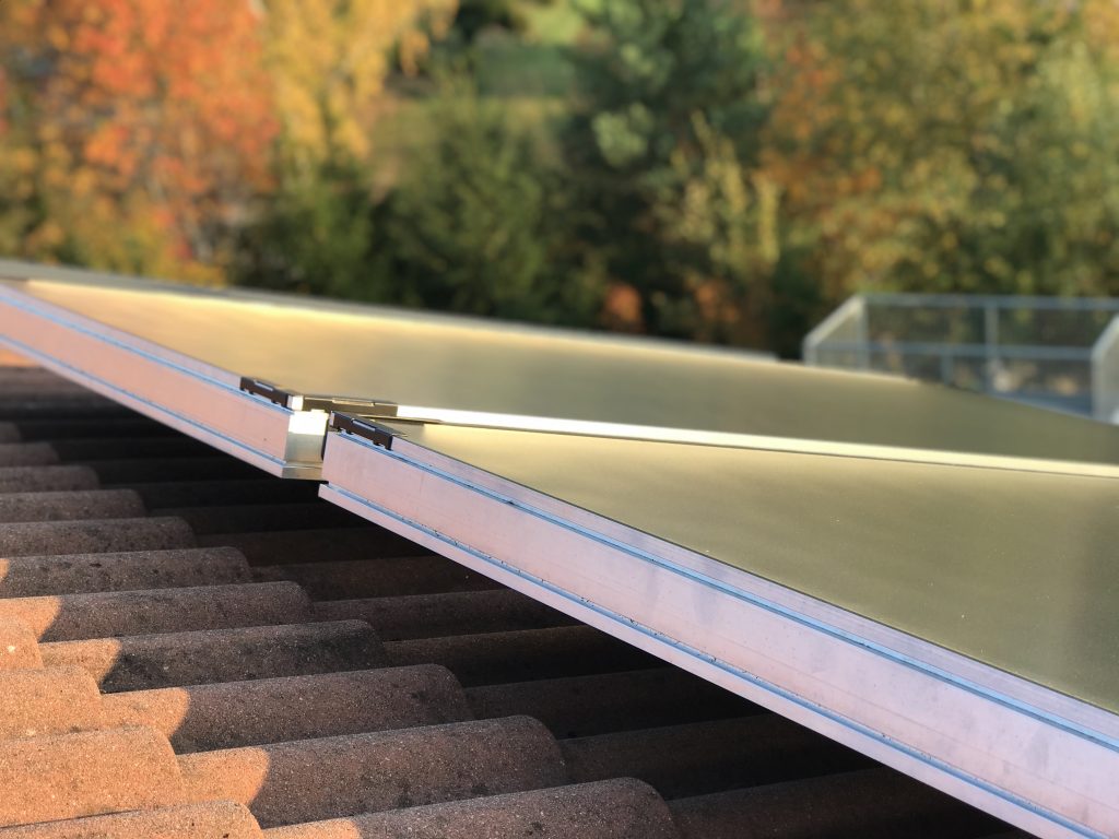 solfangeranlegg fra Energiverket til oppvarming av boligen og varmt tappevann